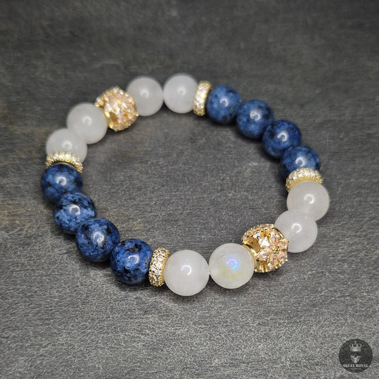 quarz-armband-damen
luxurioeses armband star duet royal p10 damen 10mm sodalit und milchquarz ab beschichtung