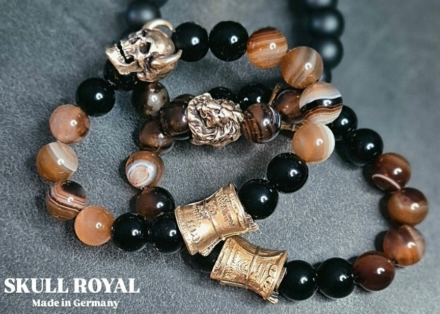 geldrolle-Armband aus perlen für Männer, made in germany